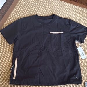 Saturdays New York City Black and Tan Short Sleeve Tee
